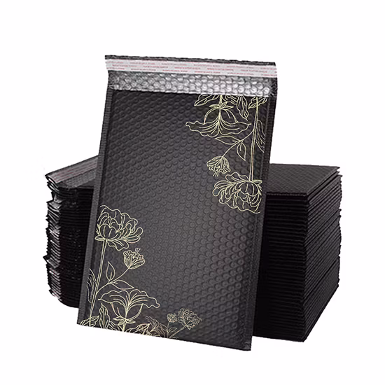 Custom Plant Based Compostable Courier Plastic Envelopes Tear Proof Poly Mailer Shipping Bags