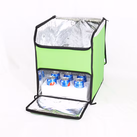 절연 배낭 피자 음식 배달 가방을 포장하는 오토바이 쿨러 점심 가방을 먹습니다