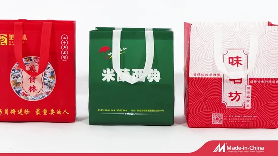 다채로운 주문 재사용할 수 있는 싼 비 길쌈된 핸드백 Eco 운반물 선물 쇼핑 백